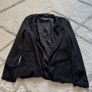 Naven black blazer open front lightweight small